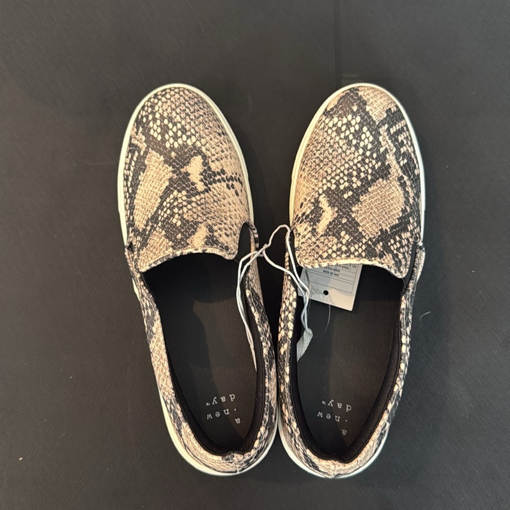 Reese Snake Print Slip On Sneaker